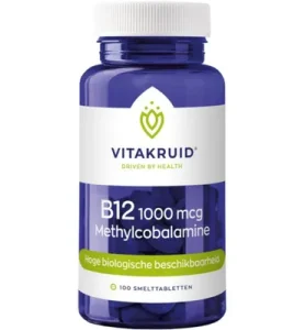 B12-tabletten 1000 µg, van Vitakruid afbeelding